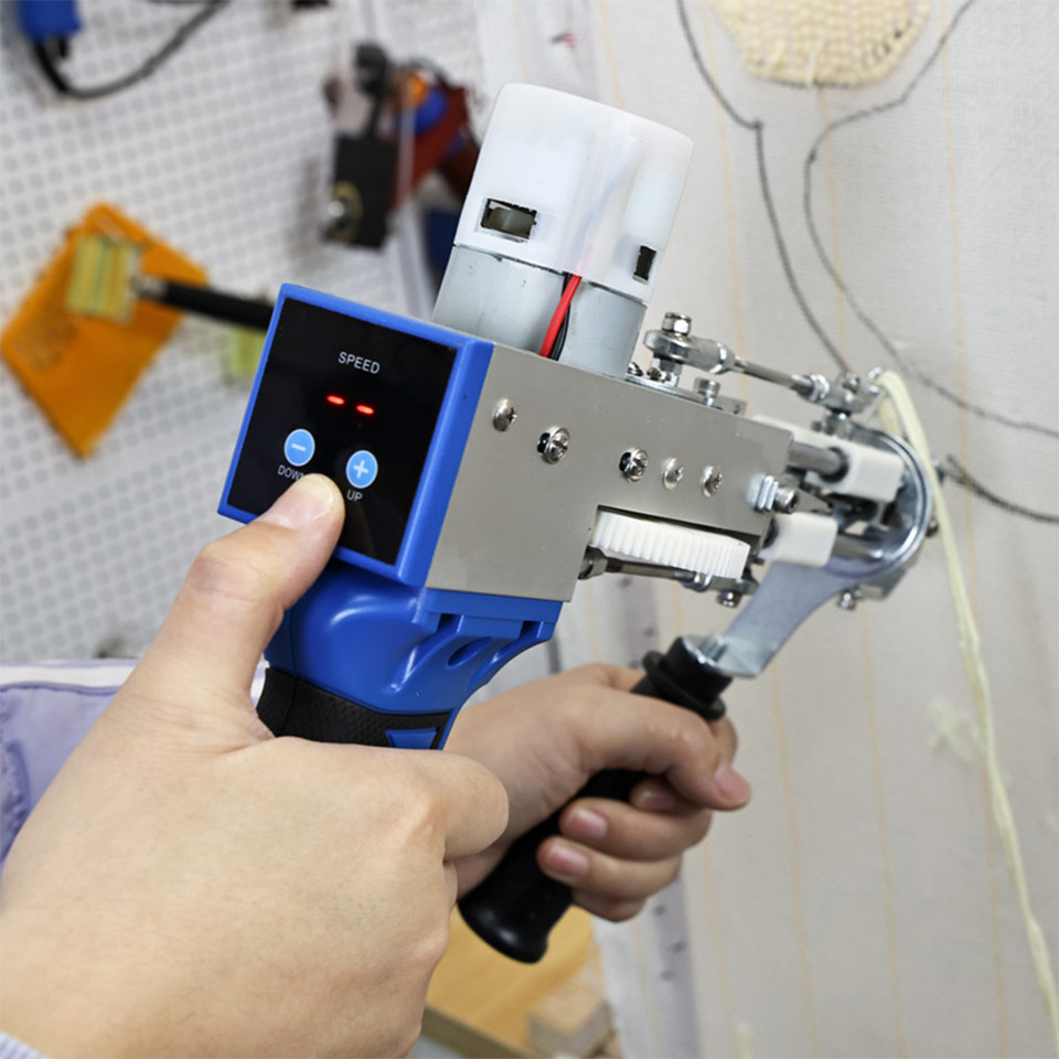 Tufting  2 in 1 Set Electric Carpet Tufting  Electric Carpet tapis Knitting Tufting Pistol Weaving F