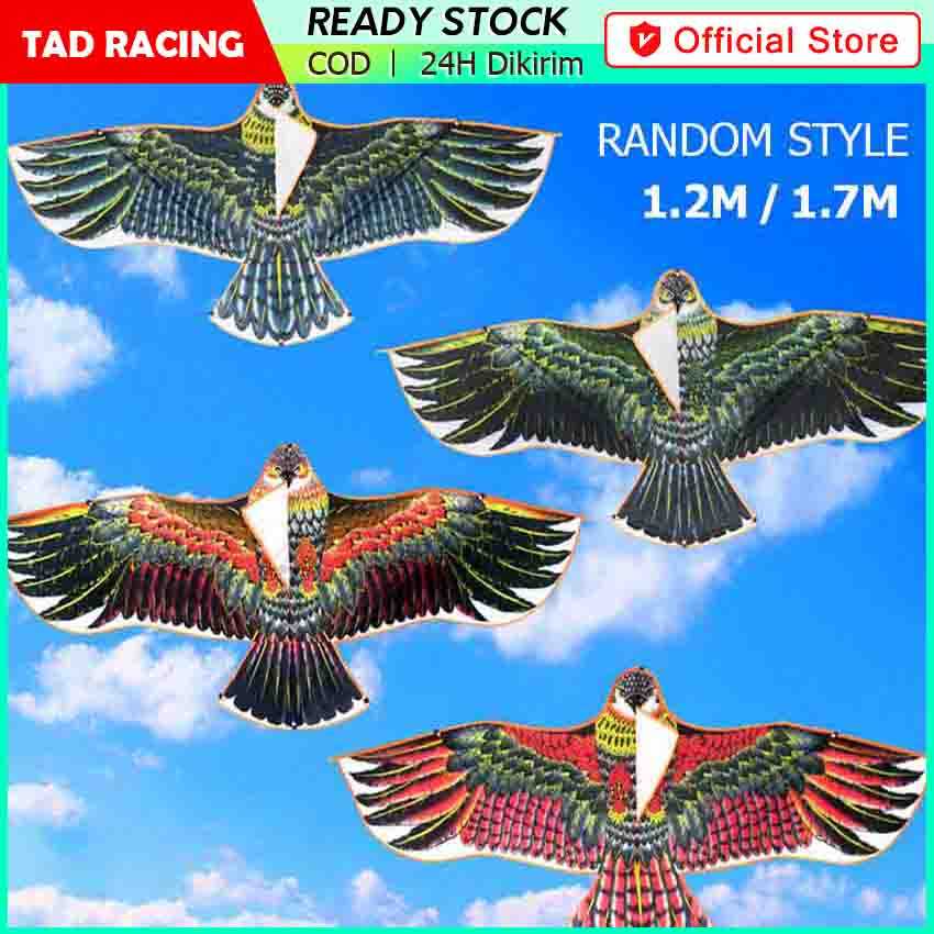 1.2/1.7M Layangan Elang Jumbo Lukis Kain Layang Layang Elang Mainan Layangan