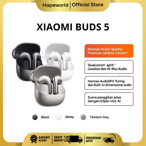 XIAOMI BUDS 5 TWS QUALCOMM aptX LOSSLESS