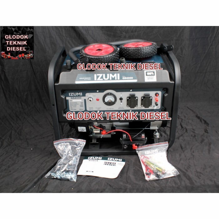 IRH IZUMI Genset Bensin 3000 watt ( Generator Listrik ) GS 4000