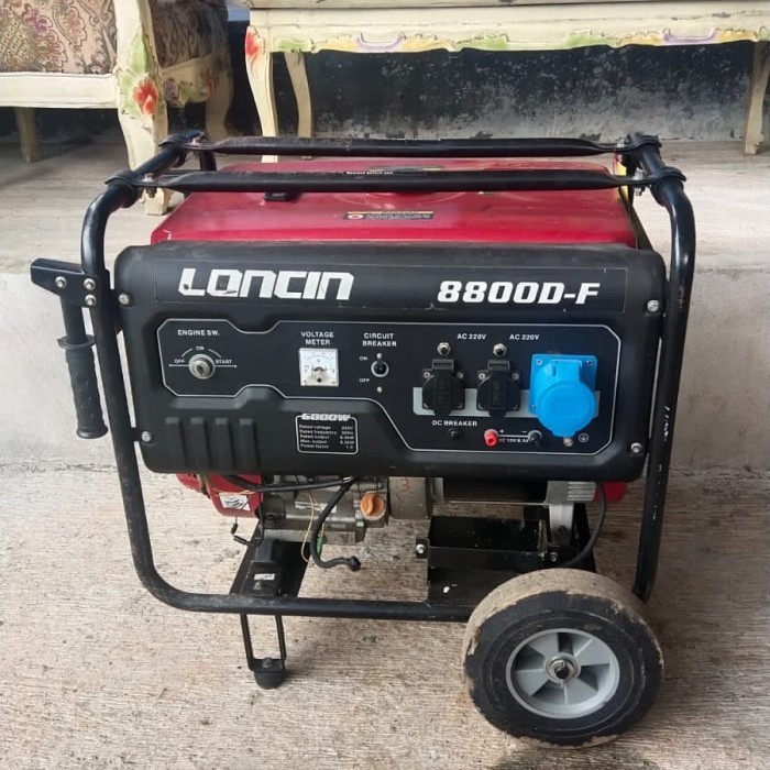 IRH Mesin Genset Loncin Pembangkit Listrik Output 6500 Watt
