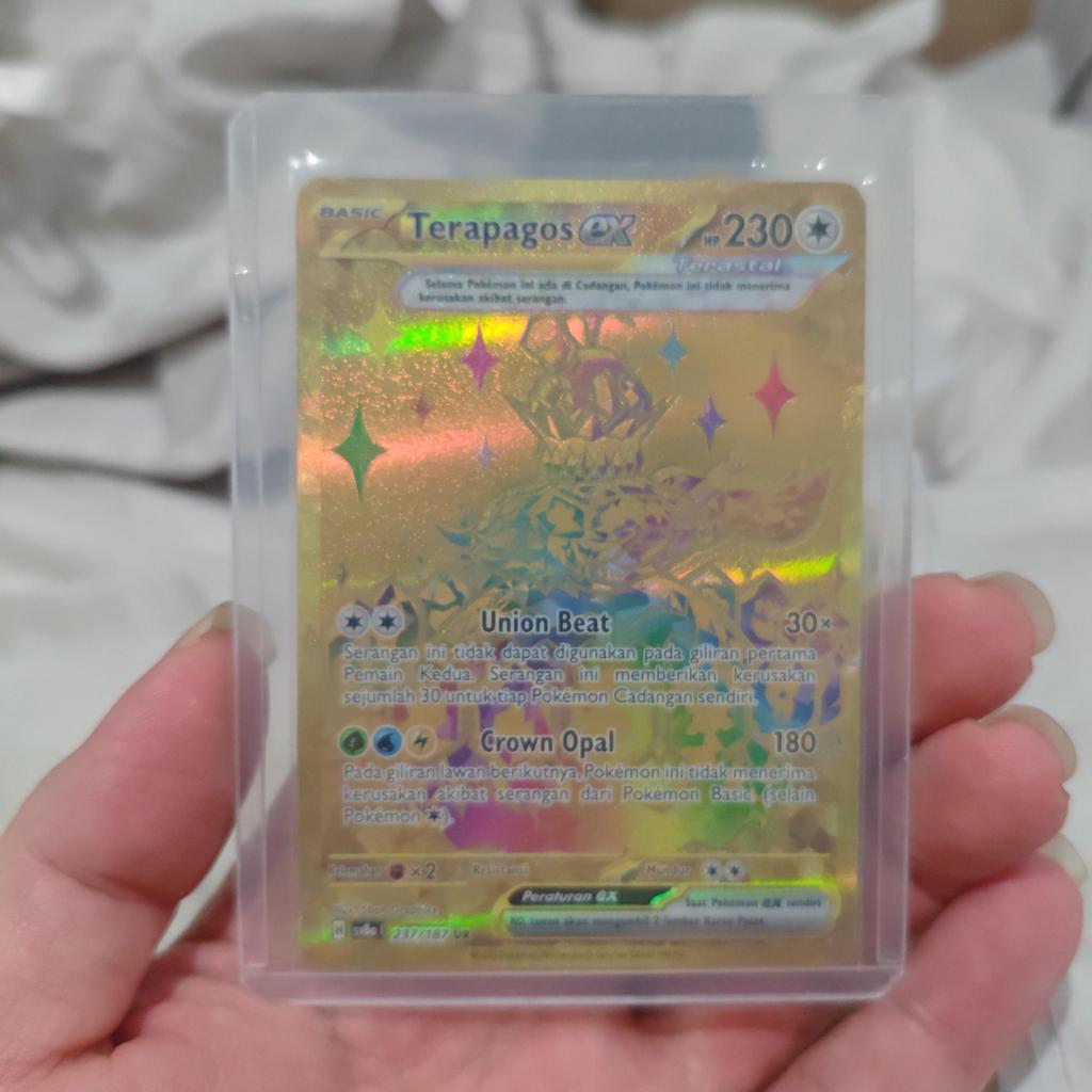 Terapagos exsv8a UR 237/187 Kartu Pokemon TCG Original