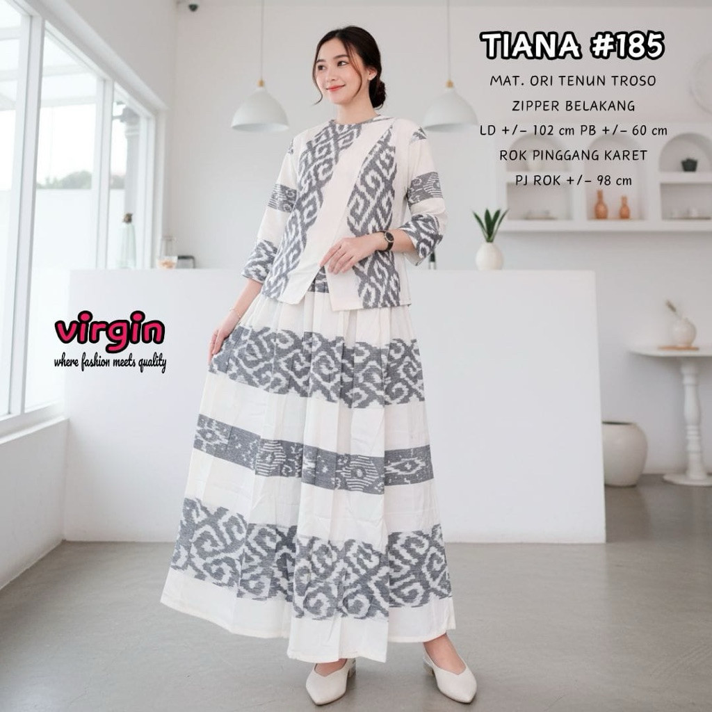 ada grup reseller tanyakan admin 2811 Set Wanita  Tenun Troso Atasan + Rok Stelan Tenun Troso ginal 