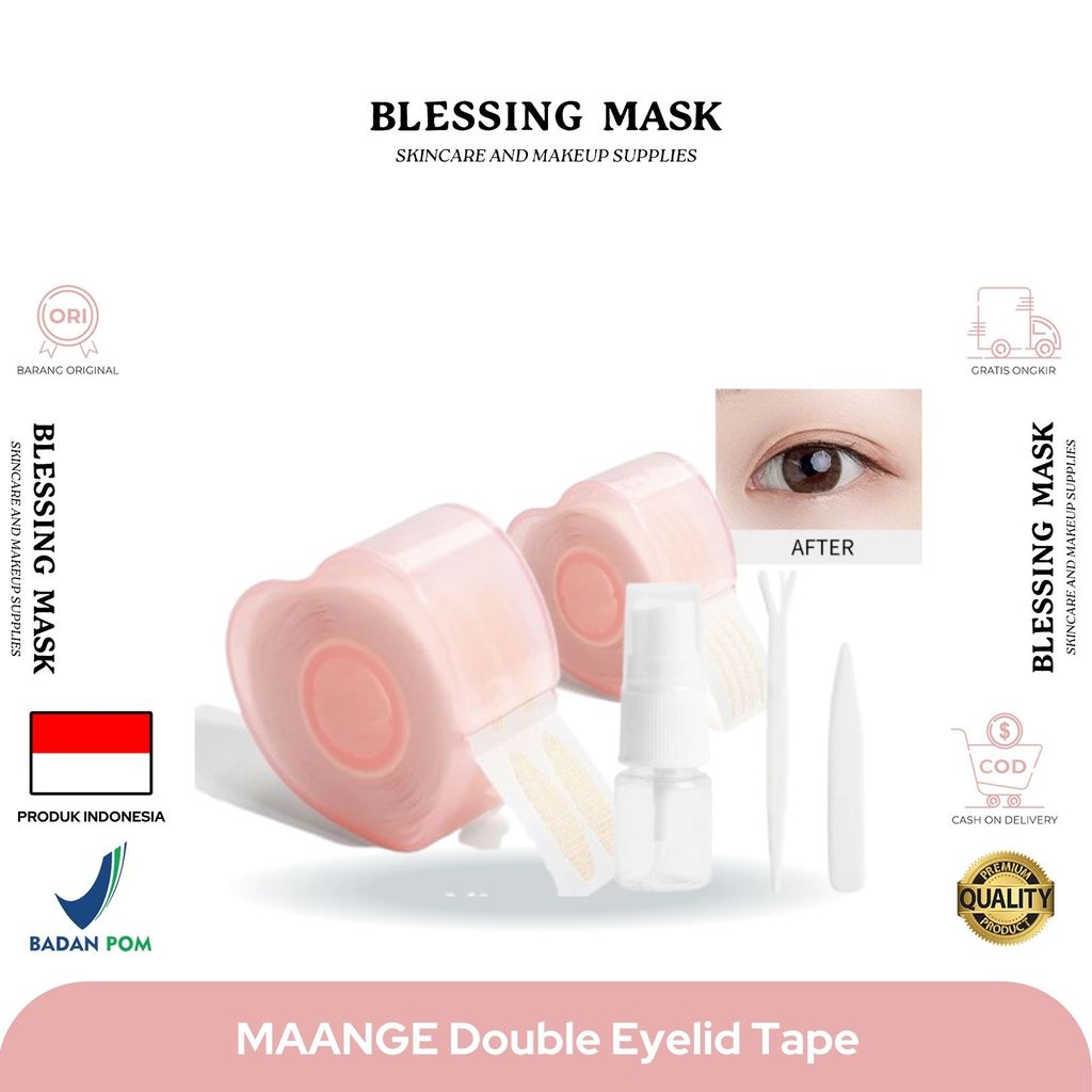 MAANGE Double Eyelid Tape Jaring / Skot Mata Transparan / Scot Stiker Mata