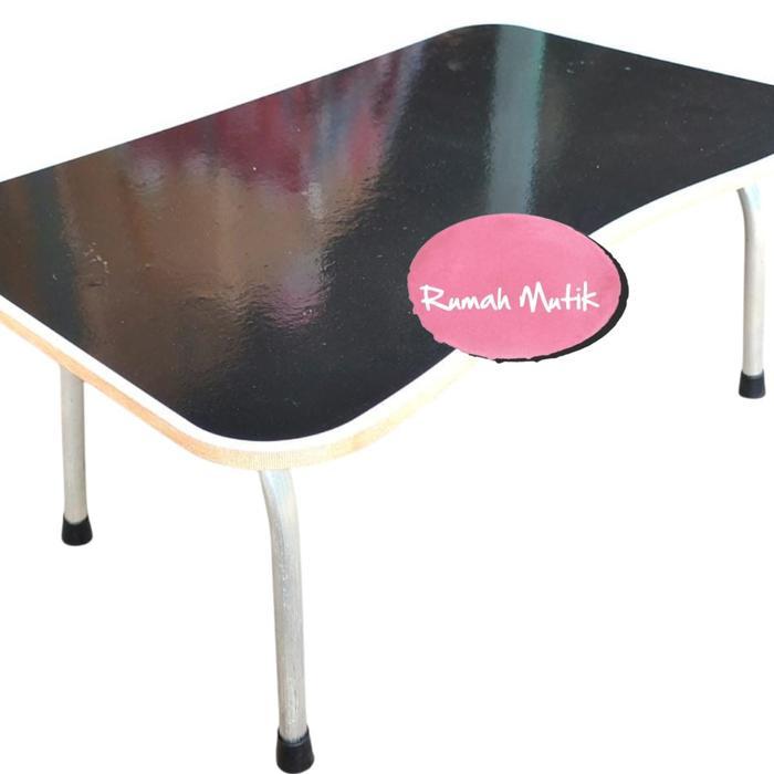 Style Decor MEJA BELAJAR LIPAT POLOS WARNA - BLJR HITAM