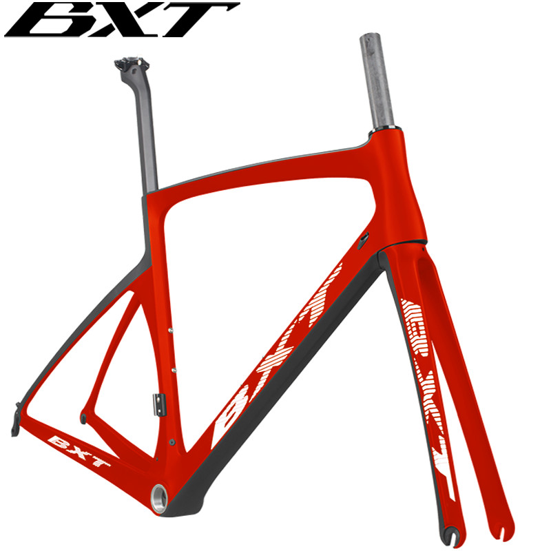 BXT T1000  Carbon V-brake Frame Carbon Road Bike Frame Carbon Road Cycling Frame fit Di2 and Mechani