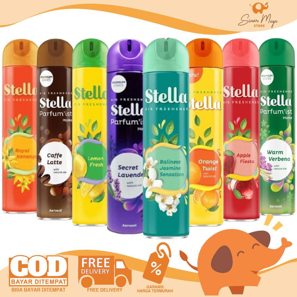 Stella Botol Semprotan 350ml Pewangi Ruangan Semprot Aroma