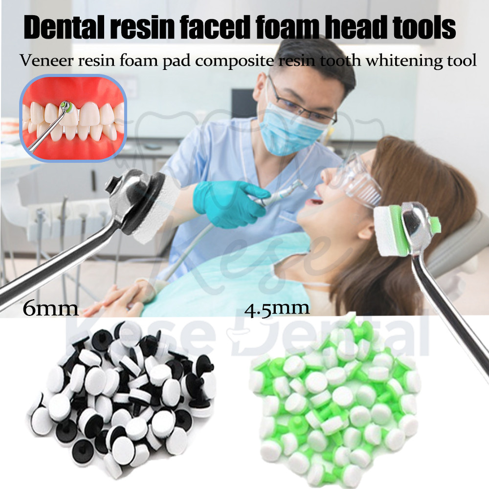 Dental Resin Alat Cetak untuk Tambalan Resin Gigi, Bantalan Busa Veneer, Bahan Komposit Resin, Instr