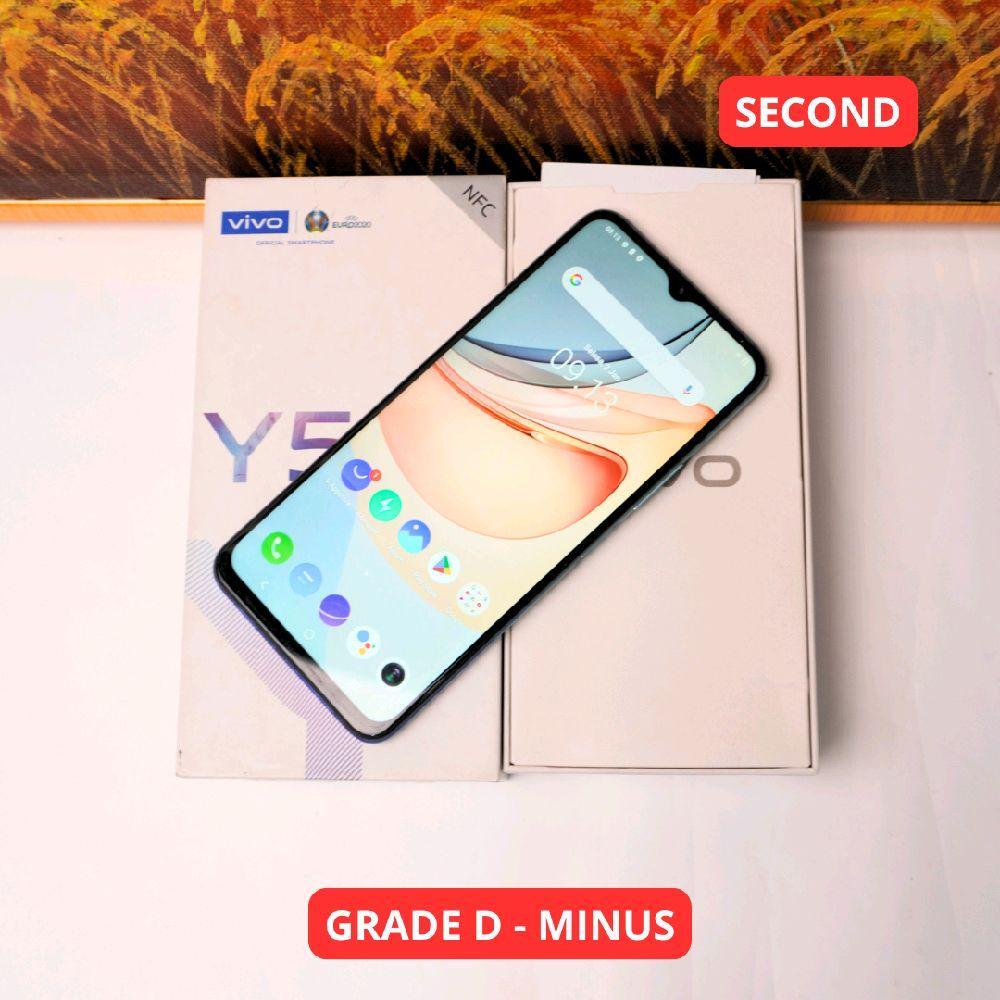 VIVO Y53S 8/128 GB GRADE D - MINUS HP SECOND ORIGINAL SINAR MUTIARA CELL (73997)