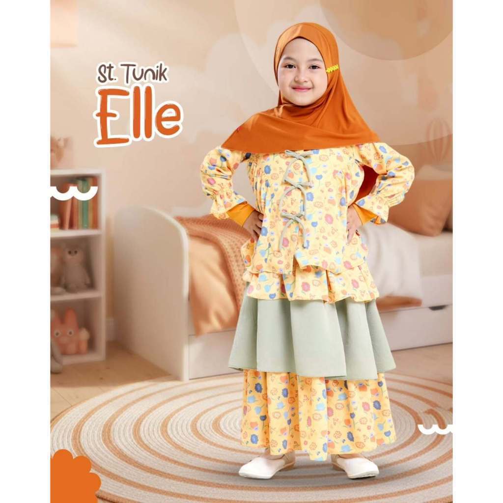 Rabbani ori - St Tunik Elle | Setelan Tunik Bani Batuta | Baju Muslim Bani Batuta | Baju Muslim Anak