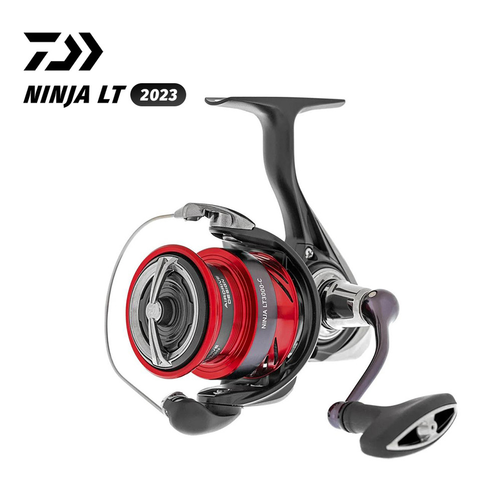 Daiwa Original 2023 Ninja Spinning Fishing Reel 4BB Gear Ratio 5.2-6.2:1 Max Drag 5-12kg Air Drive D