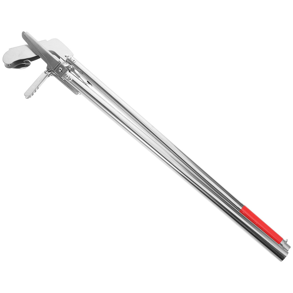 Snake Grabber Tool Stainless Steel Extra Long Folng Reacher For Snakes Loaches Crabs Fishing Outdoor