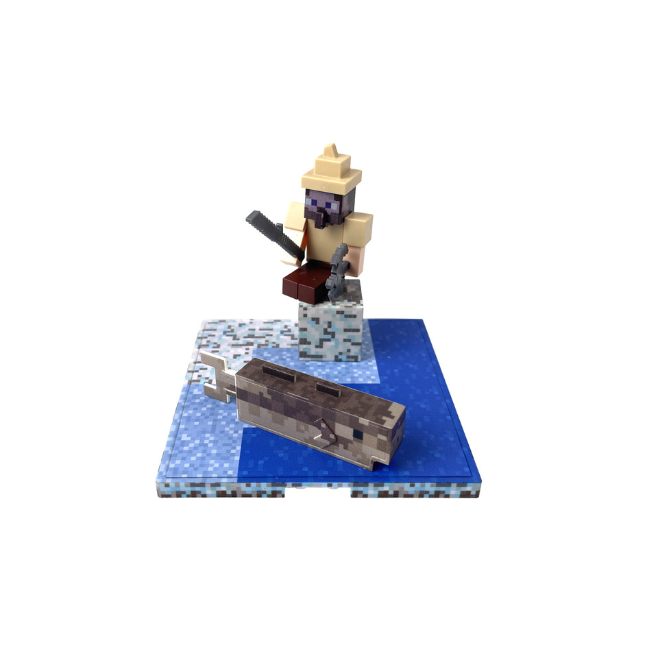Magnetic building block world, STEM educational sensory toys, animal and character DIY, children's e