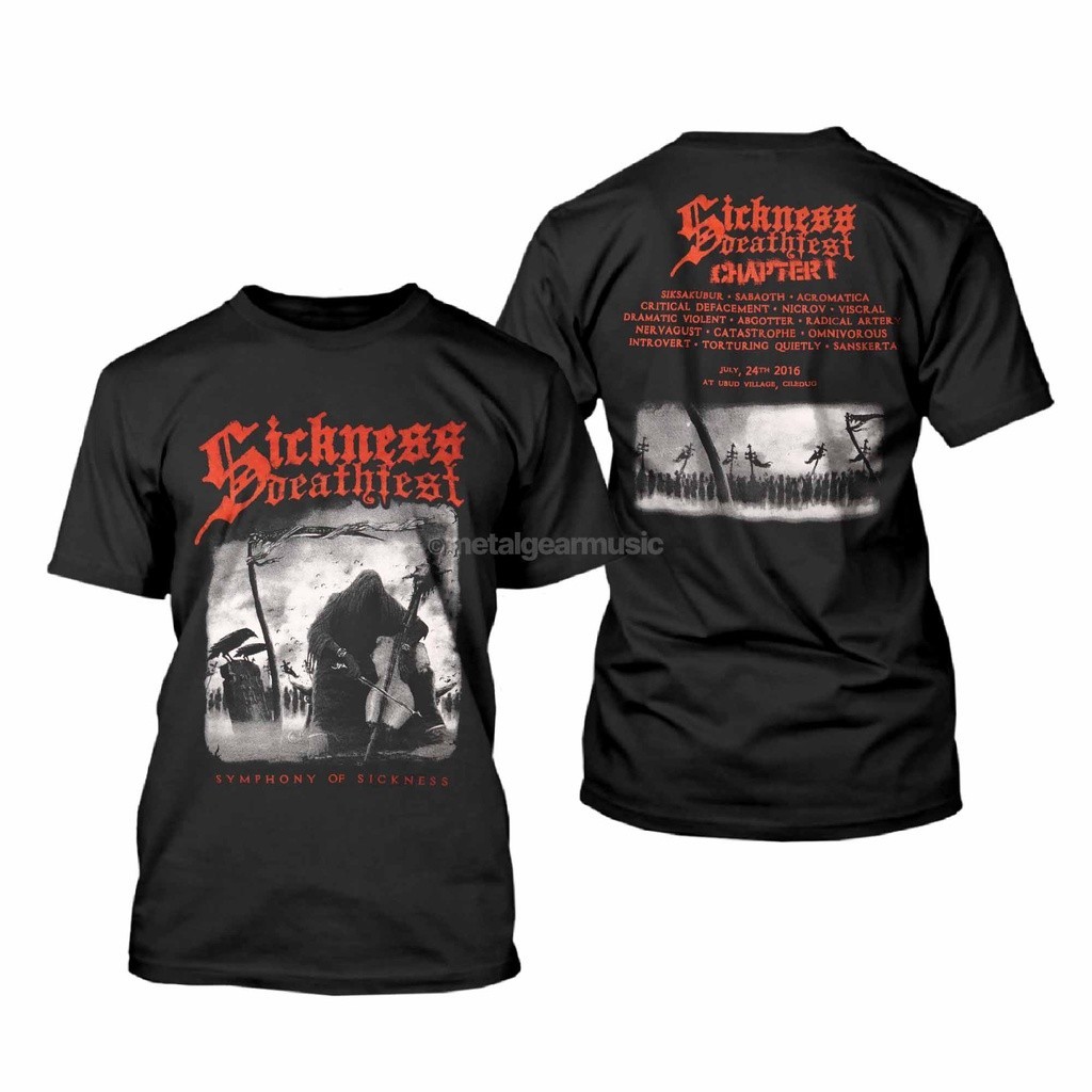 ORIGINAL SICKNESS DEATHFEST - CHAPTER 1 2016 TSHIRT