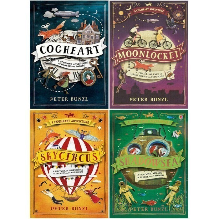 A Cogheart Adventure Series Collection 4 Books Eng - Pustaka Book99