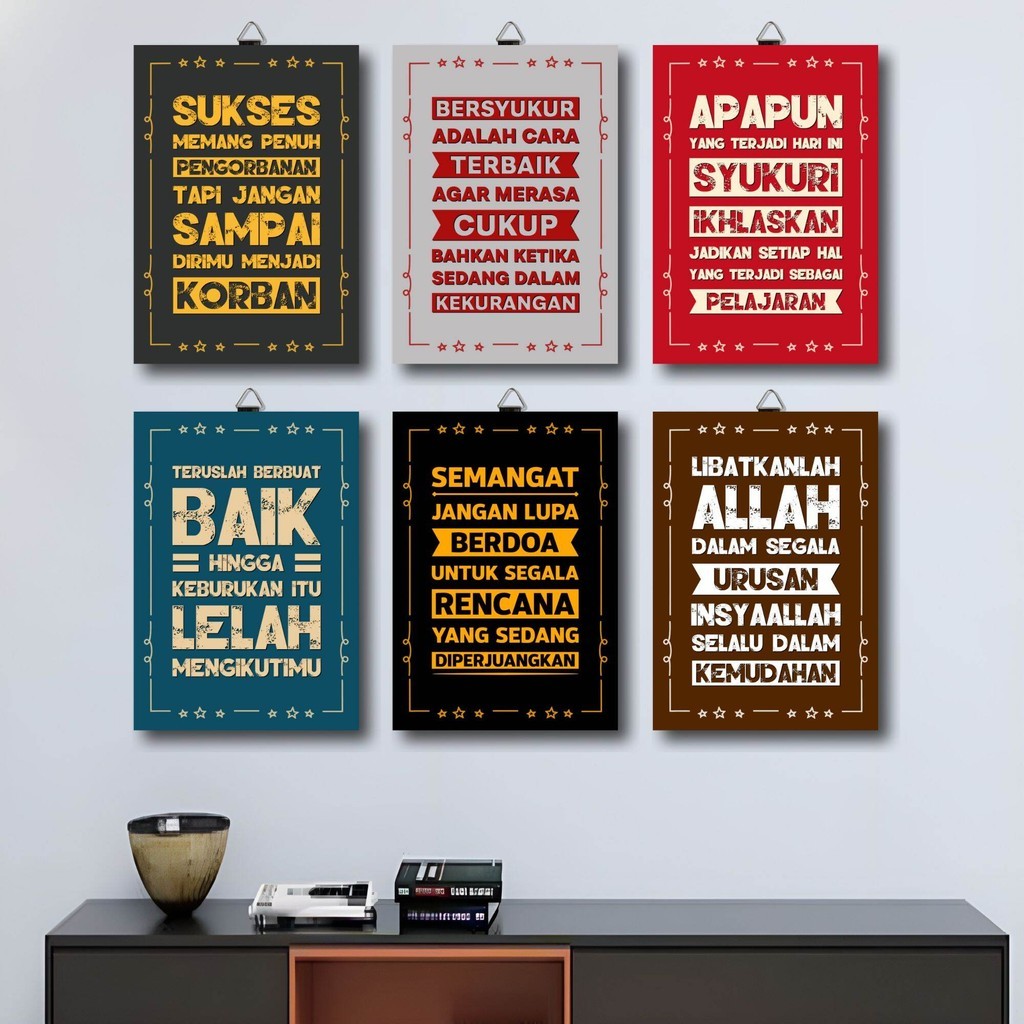 aesthetic kamar   ruang tamu wallpaper 152 Hiasan  Quotes Motivasi  Walldecor Kata Kata Mutiara Isla