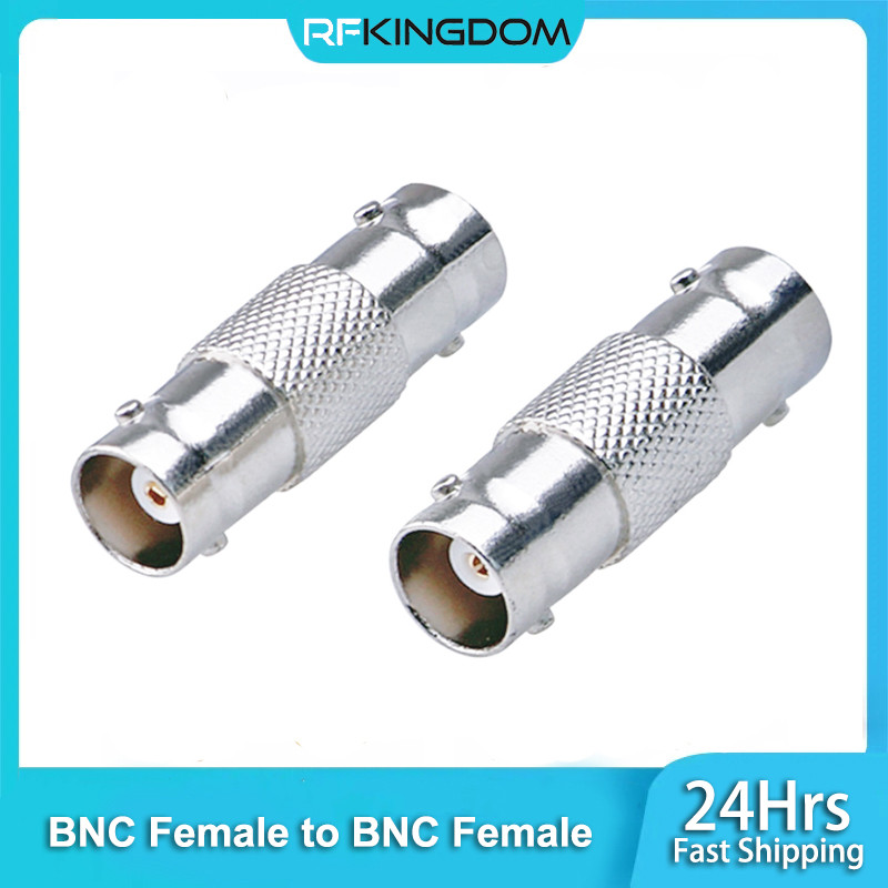BNC Female to BNC Female Barrel Adapter RF Coax Connector Straight Converter for S Video Camera Cabl