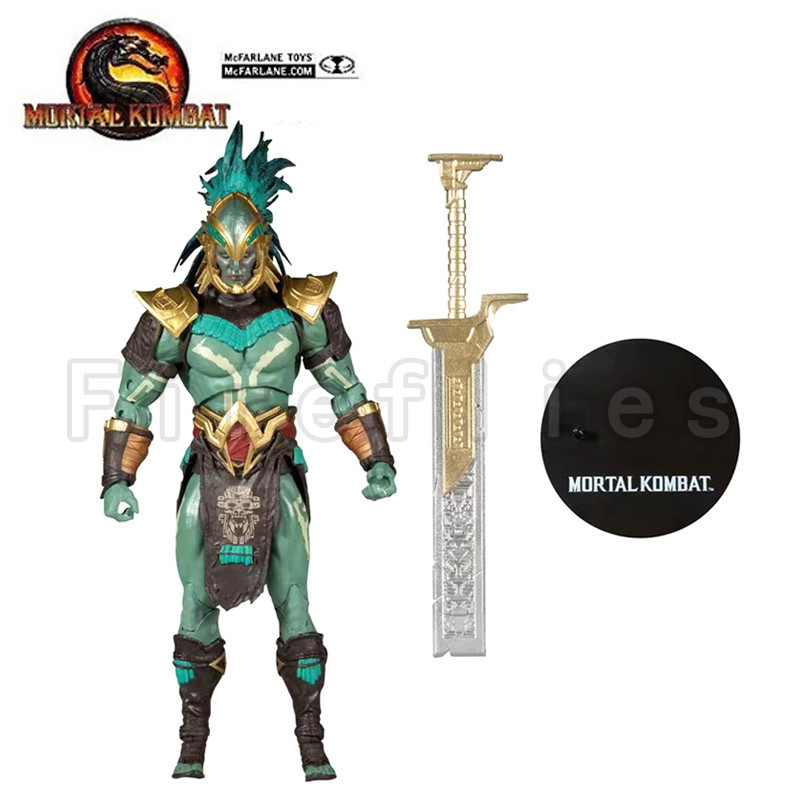 7inches McFARLANE Action Figure Mortal Kombat XI Kotal Kahn Anime Model For Gift Free Shipping