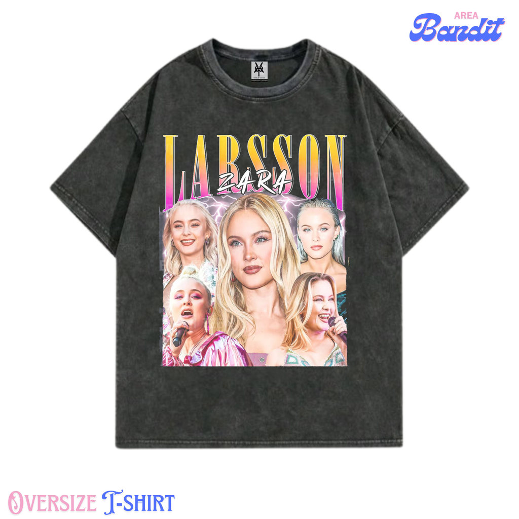 Bandit Area "zara larsson" Oversized T-shirt washing washed