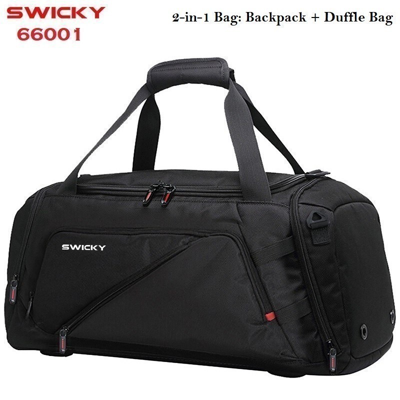 SWICKY 66001 - Tas Travel Outdoor Multifungsi - Backpack Duffle Bag