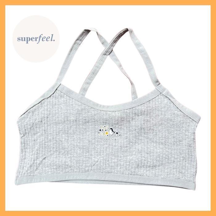 SFL BRA MINISET KATUN ANAK KECIL PEREMPUAN MINI SET VEST DALAMAN ANAK KUTANG CEWEK SEKOLAH SD SMP SM