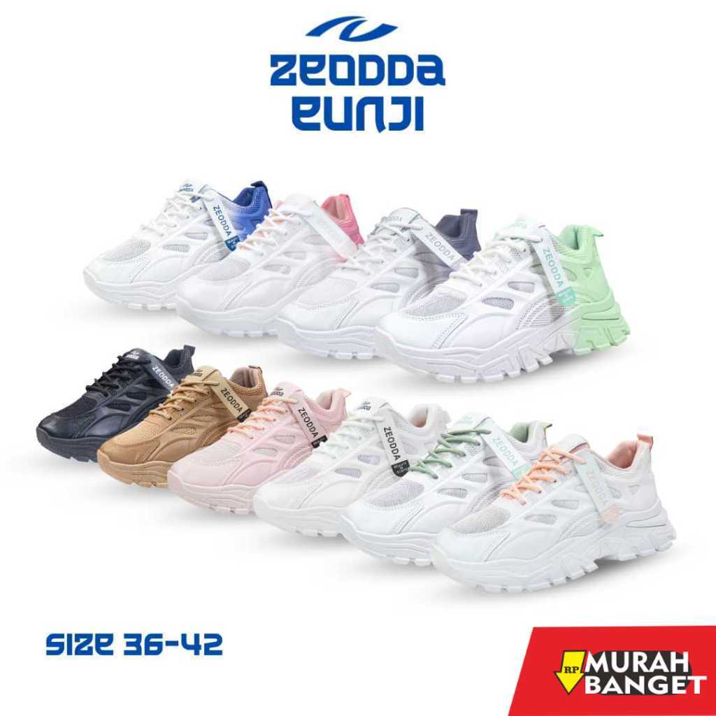 Zeodda "Free Kotak" Eunji Sepatu Sneakers Wanita Casual Korea Style 1033