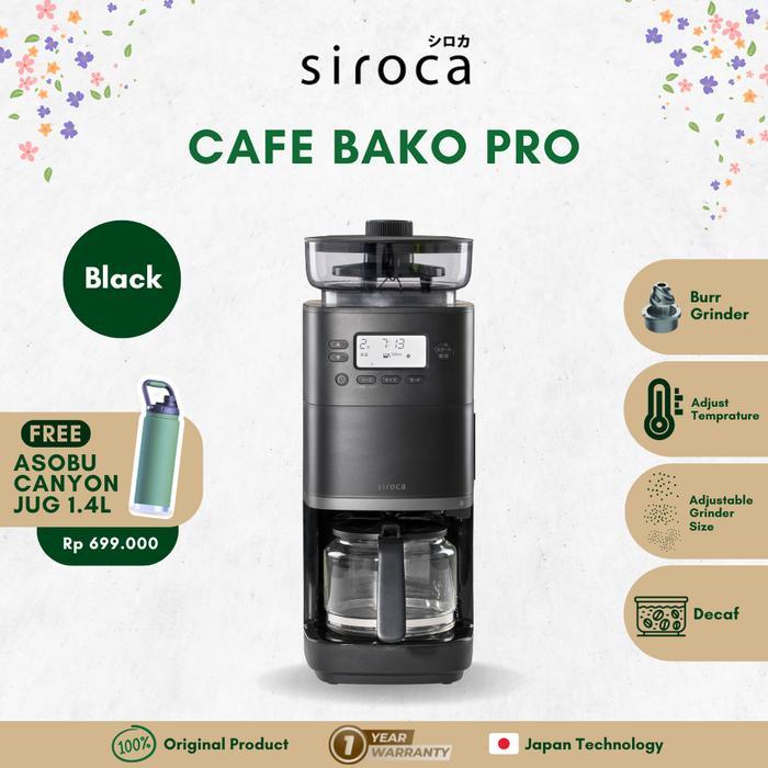 New Siroca Cafe Bako Pro (Fully automatic coffee Maker) - Black - Bako