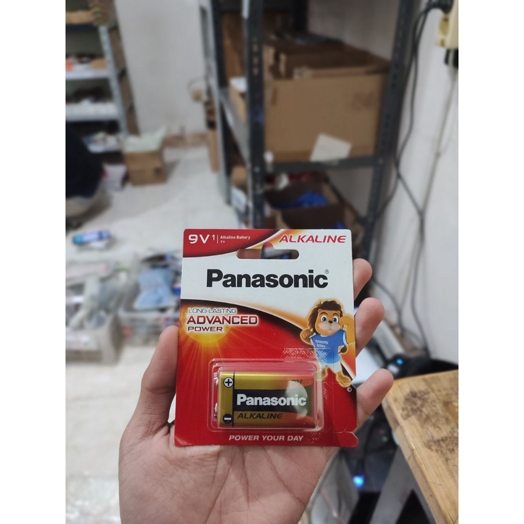 Beaded Bloom Baterai 9V Panasonic Baterai Kotak Alkaline 9V Baterai Non-Cas Panasonic Alkaline