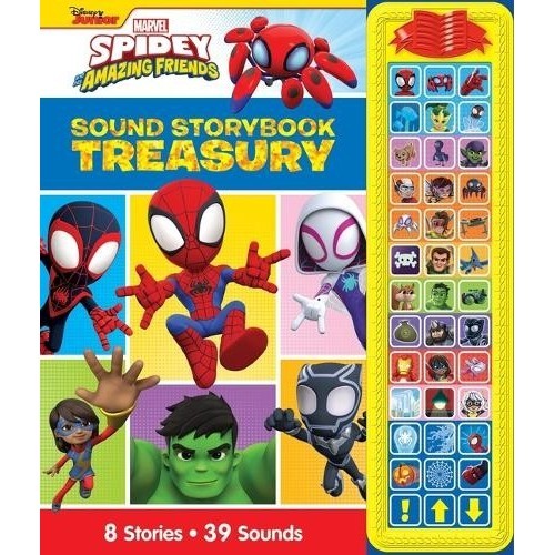 Disney Junior Marvel Spidey and His Amazing Friends: Sound Storybook Treasury By Pi Kids