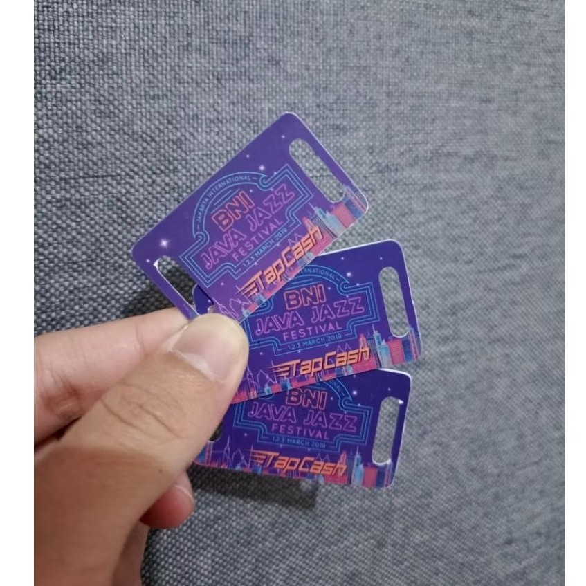 TapCash BNI JAVA JAZZ 2019 Mini Card | Edisi Langka Koleksi Unik & Estetik Murah