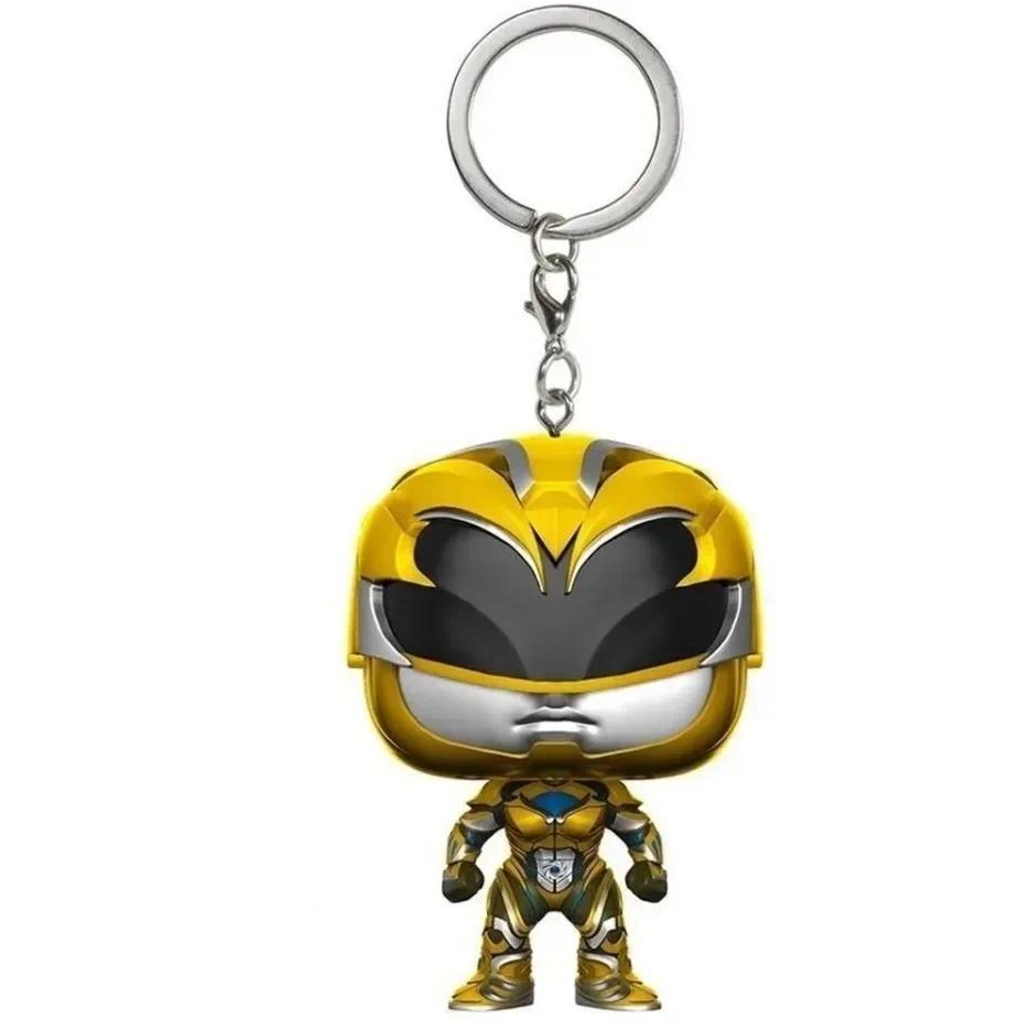 Funko Pop POWER RANGERS Pocket Pop Keychain New Arrival Pink Rangers Red Blue Yellow Ranger Vinyl Fi