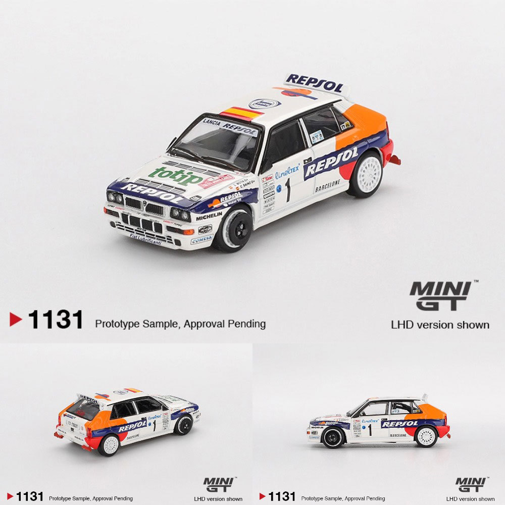 PreSale MINIGT 1:64 Lancia Delta HF Integrale Evoluzione #1 1993 Rallye Monte-Carlo Blister Packagin