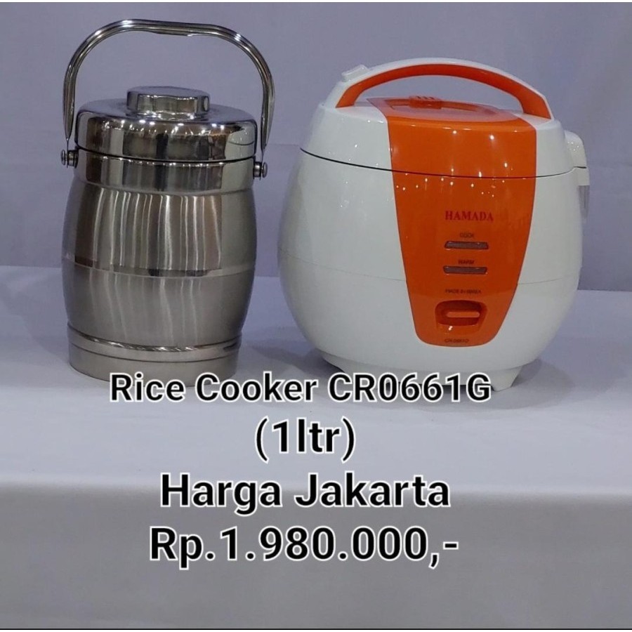 BEST SICO RICE COOKER MINI SICO HAMADA - CR0661G - 1 Liter