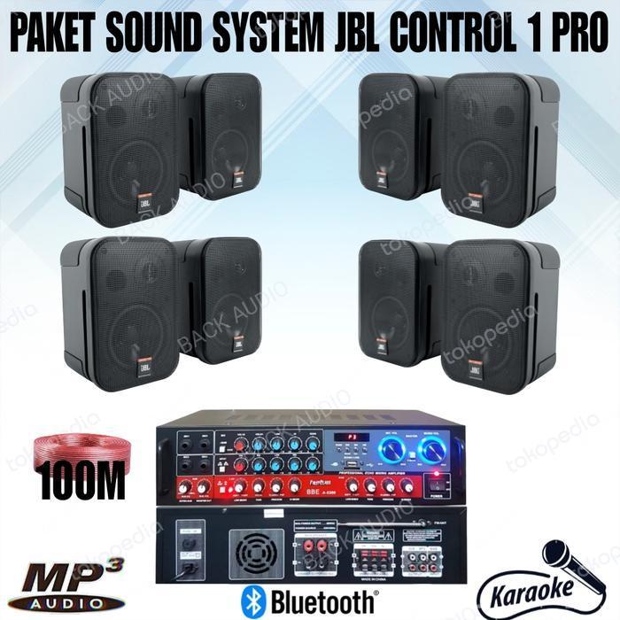 paket speaker jbl 1 control pro sound cafe dan resto jbl paket komplit