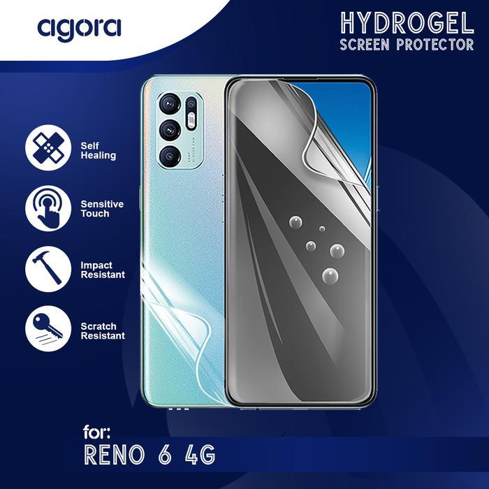 Anti Gores Hydrogel For Oppo Reno 6 4G Hydrogel Film Pelindung Layar - ANTI SPY, FULL SCREEN, OPPO R
