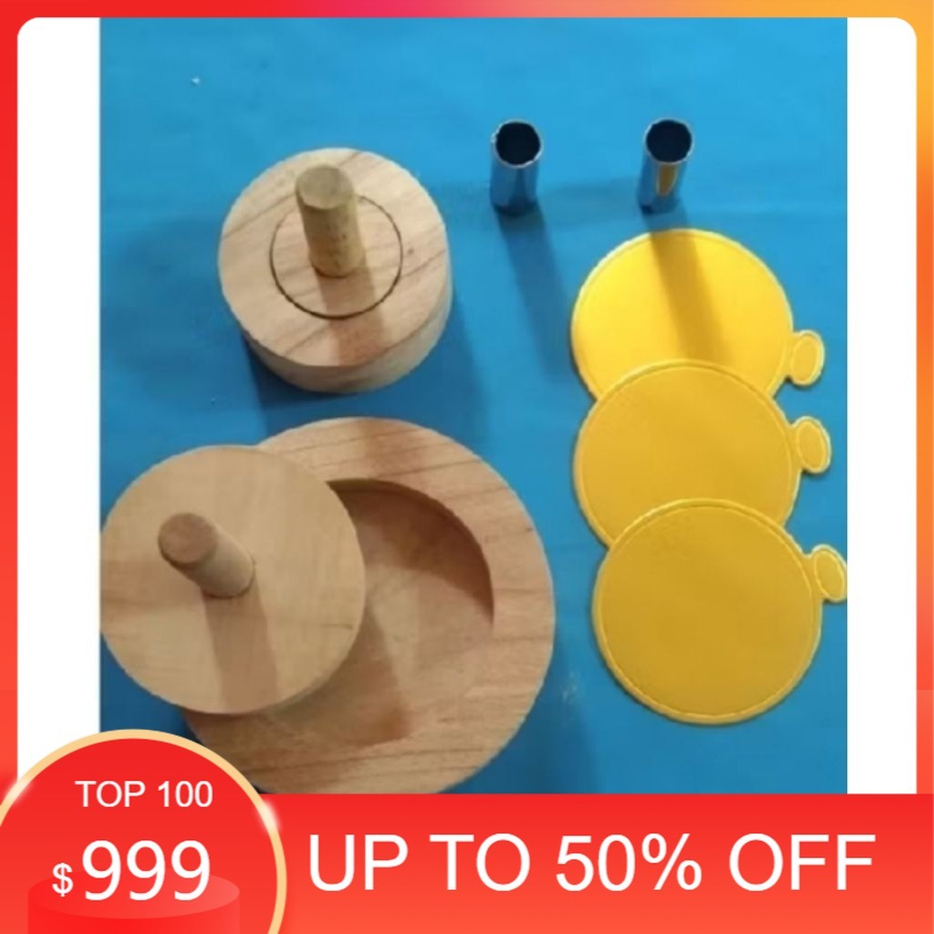 Cetakan donat bentuk mankok / Cetakan donat kayu / 1Set Cetakan donat