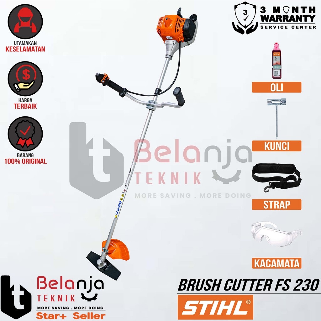 promo STIHL FS230 brush cutter mesin potong rumput bensin FS 230