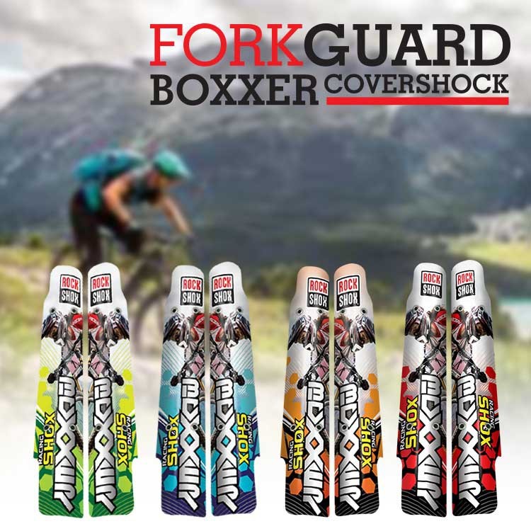 SPECIAL BOXXER MOTIF / FORK GUARD SPARE PART / AKSESORIS MTB / PELINDUNG SKOK DEPAN SEPEDA MTB