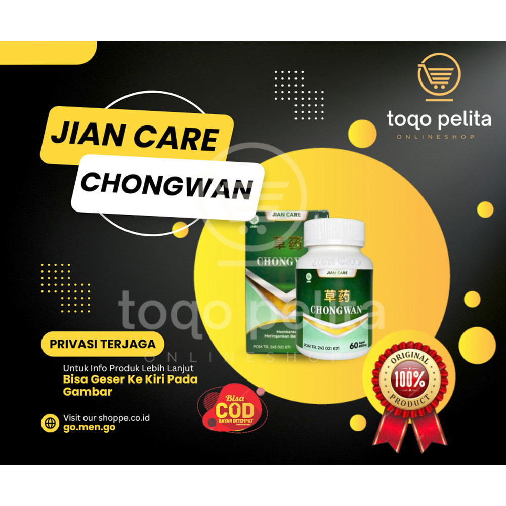 Jian Care herbal Chongwan original- BPOM Ampuh
