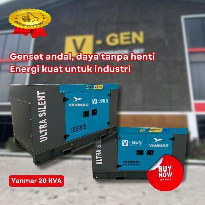 Genset 20KVA Yanmar Ultra Silent Diesel