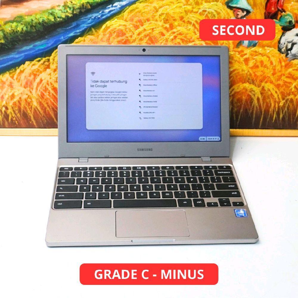 SAMSUNG CHROMEBOOK CELERON N4020 4 GB (12") GRADE C - MINUS LAPTOP SECOND ORIGINAL SINAR MUTIARA CEL