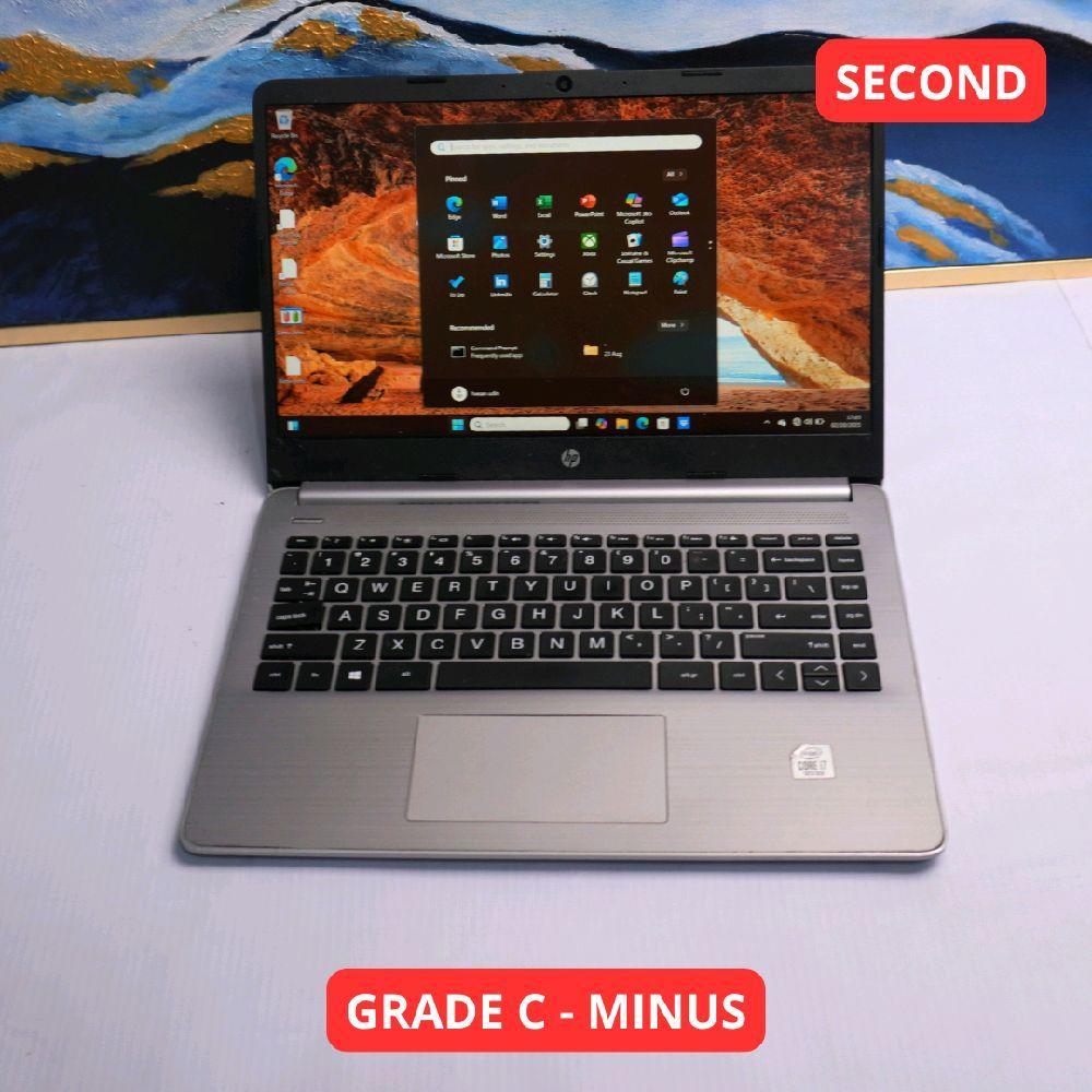 HP 14S-DK1XXX AMD RYZEN 3 3250U 8 GB (14") GRADE C - MINUS LAPTOP SECOND ORIGINAL SINAR MUTIARA CELL