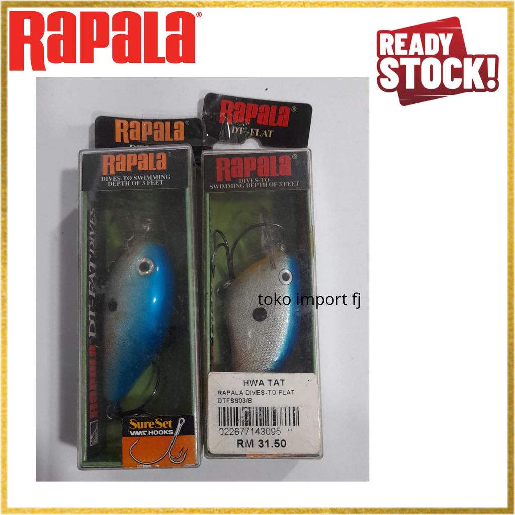Umpan Pancing Ikan RAPALA DTFATSS-3 6cm 14gram  // RAPALA DTFSS-3 7cm 12gram Lures Fishing -  Lure C