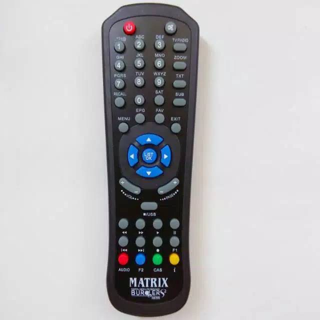 REMOT REMOTE PARABOLA MATRIX BURGER S2 / GARUDA HD PVR ORI/ORIGINAL/ASLI