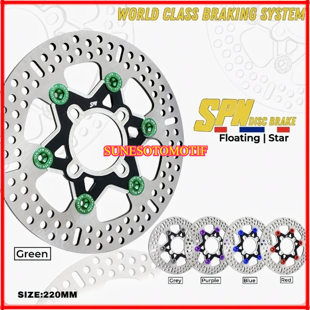 COD Disk cakram piringan cakram 220mm import thailand beat mio vario scoopy mio m3 all YMH 4lobang S