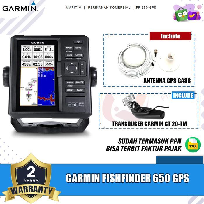 Garmin FF650 FF 650 Gps APAC Fishfinder Garmin 650 Ff 650 With Gps Internal Original Garansi - FF650