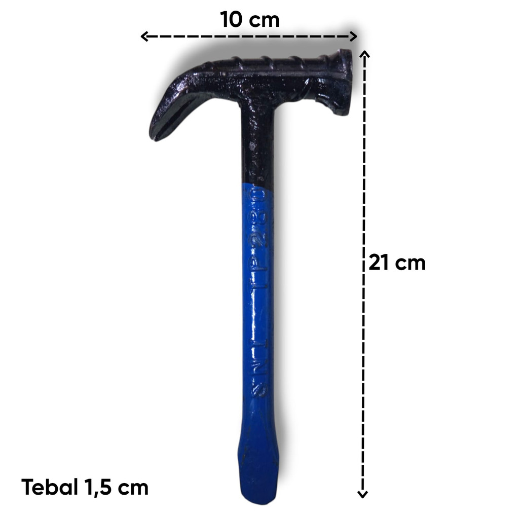 PALU BESI GAGANG BESI PAHAT BETON SUPER TEBAL