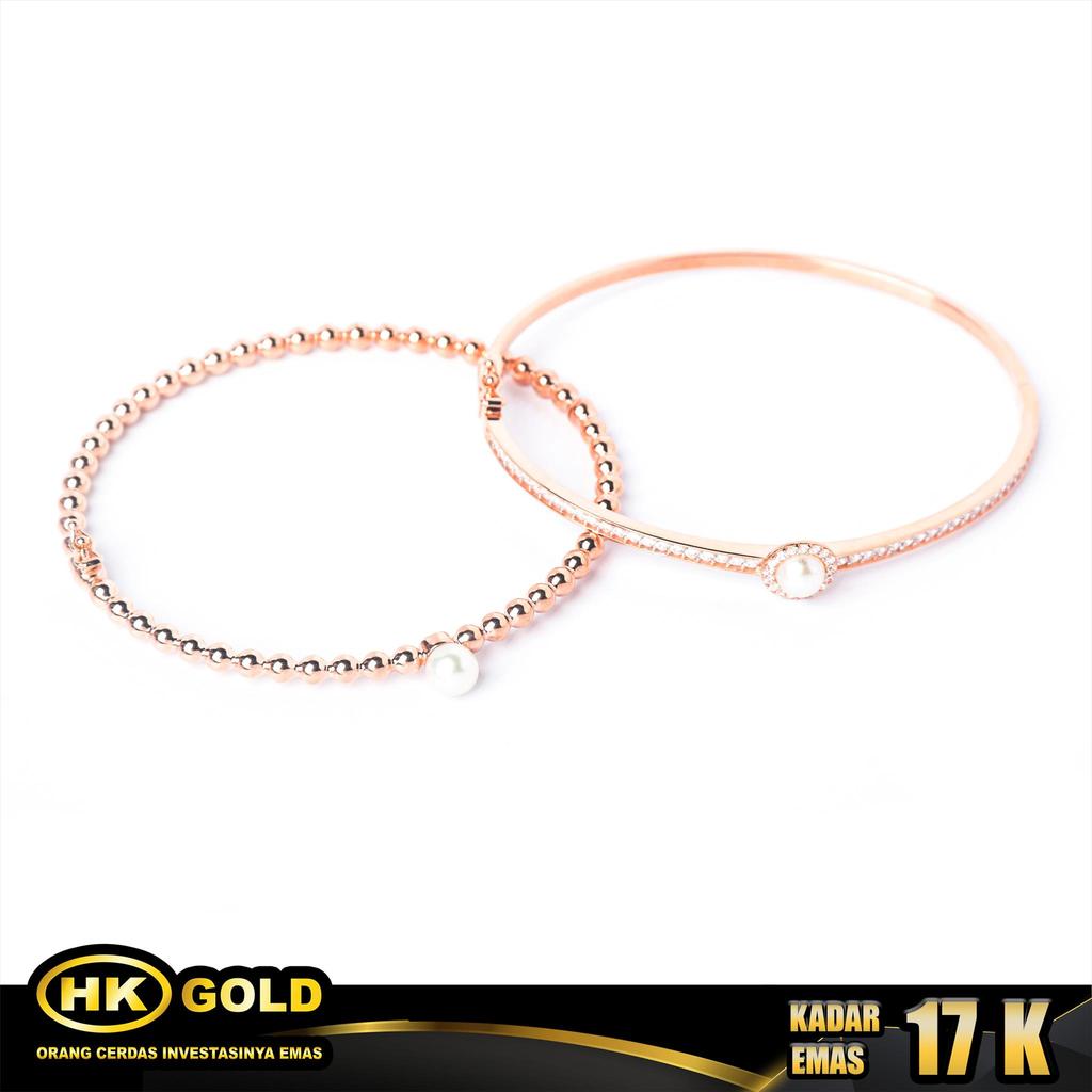 Gelang Emas 17K Type 1058 HK GOLD