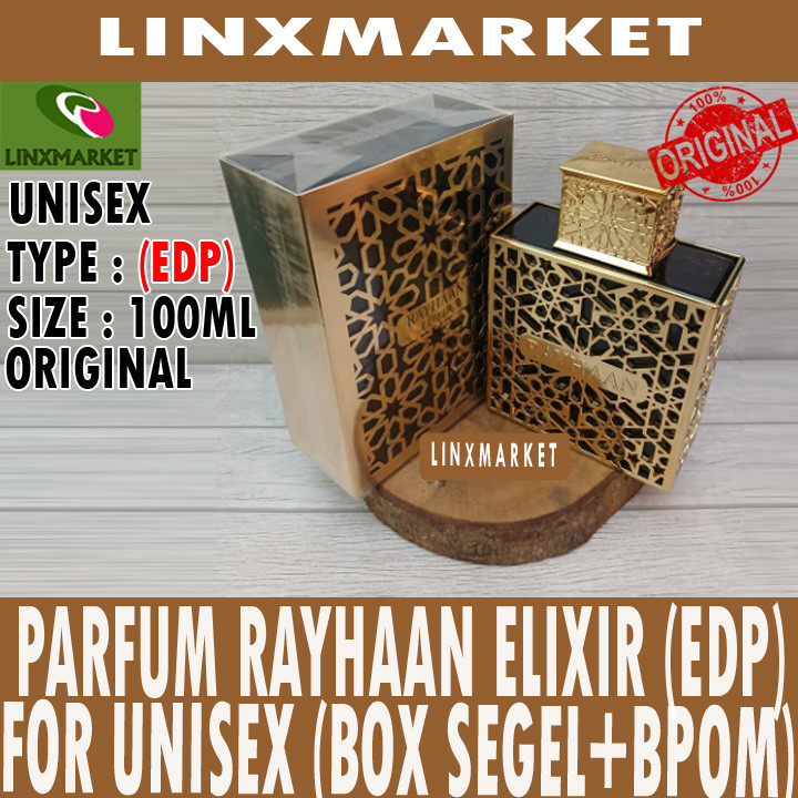 RAYHAN / RAYHAAN ELIXIR FOR UNISEX EDP 100ML (BOX SEGEL + BPOM)