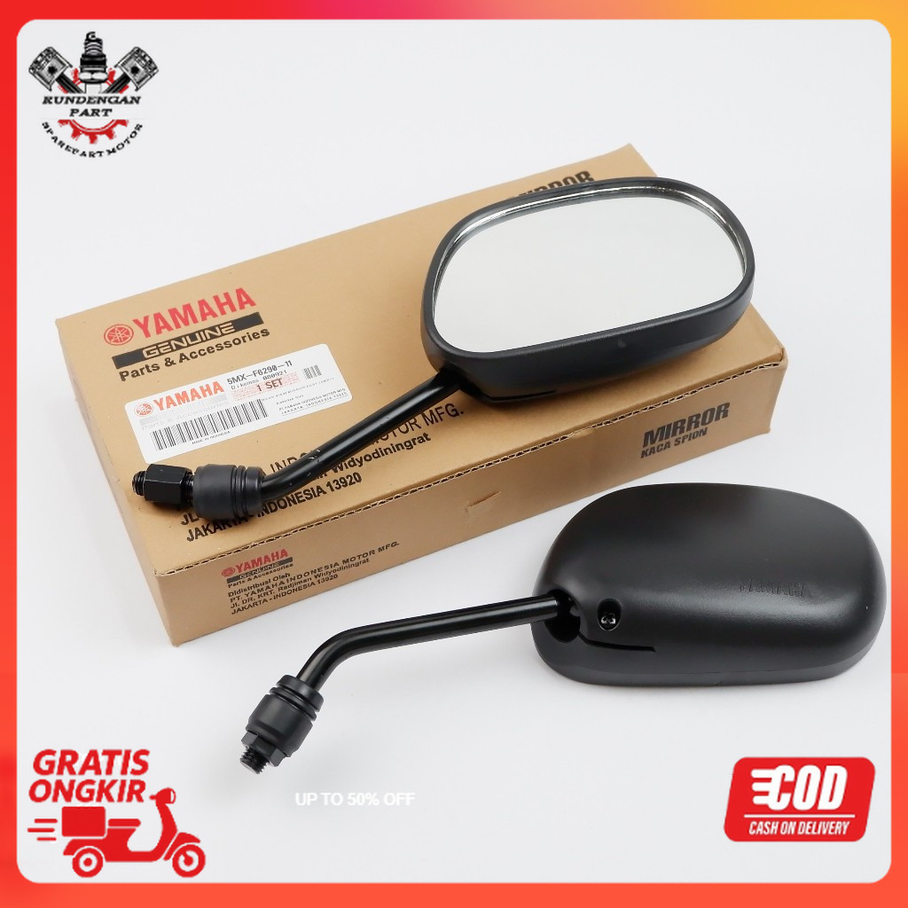 Kaca Spion 1 Set Yamaha Mio Sporty / Smile / Vixion Old 5MX Ori motor part